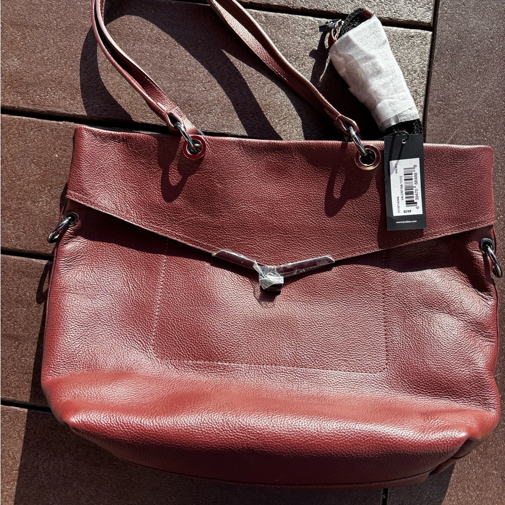 Botkier Brown Leather Shoulder Bag Sophisticated Design